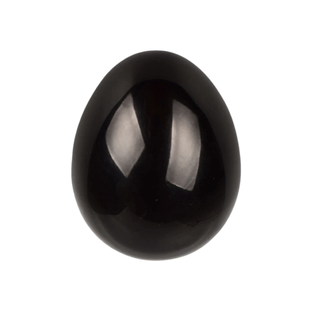 Yoni-Ei Schwarzer Obsidian